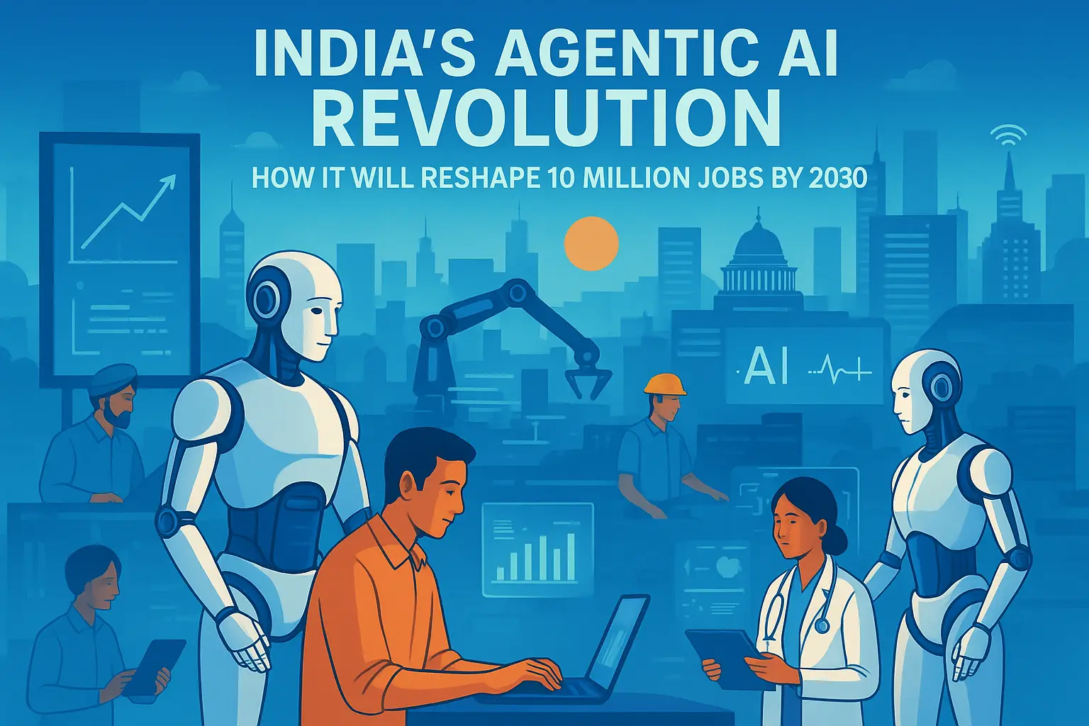 Agentic AI in india how 10 million jobs in 2030 will be change