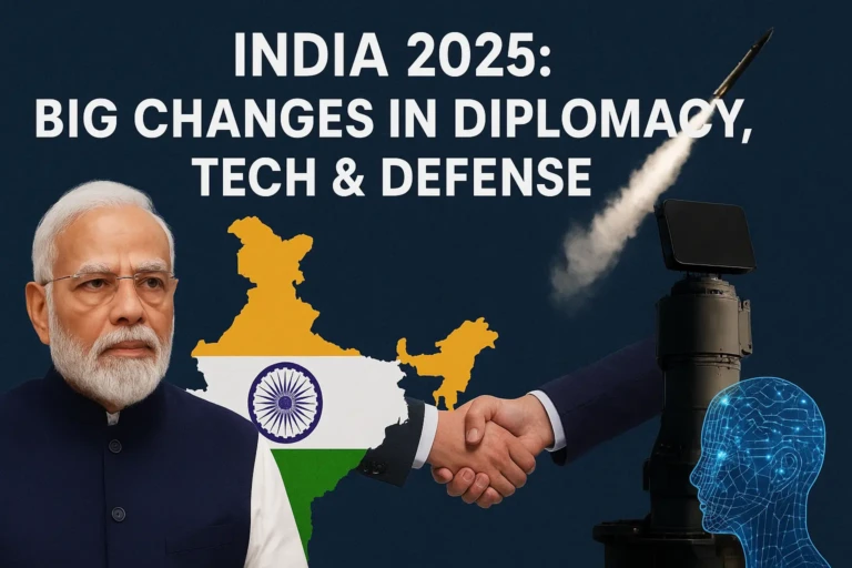 India 2025 Big Changes in Diplomacy, Tech & Defense