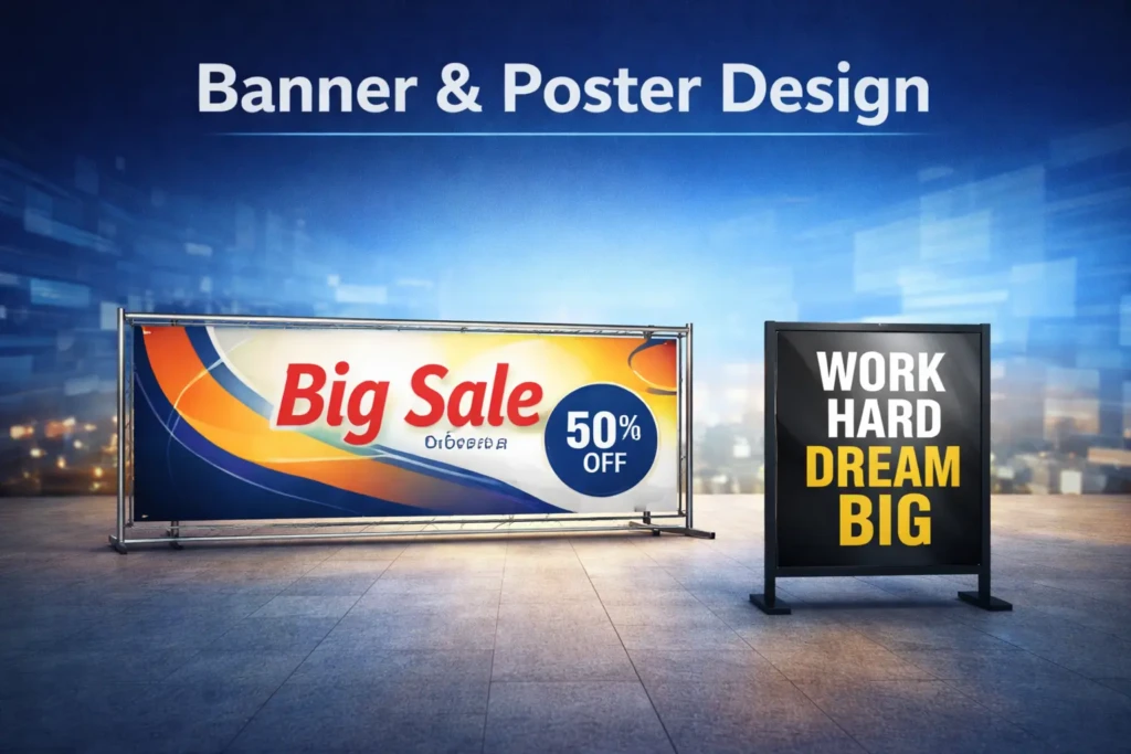 Banner & Poster Design by techsplits