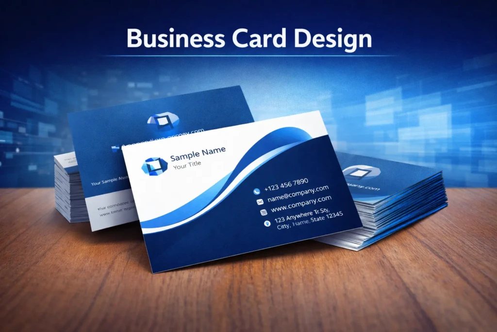 Business Card Design by techsplits